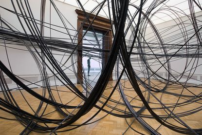 Clearing VII, 2019, by Antony Gormley, installation view at Royal Academy of Arts, London
