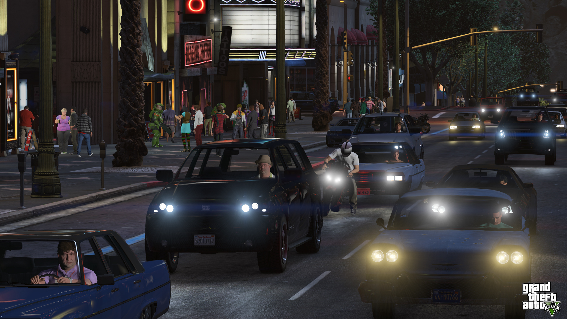 GTA V traffic