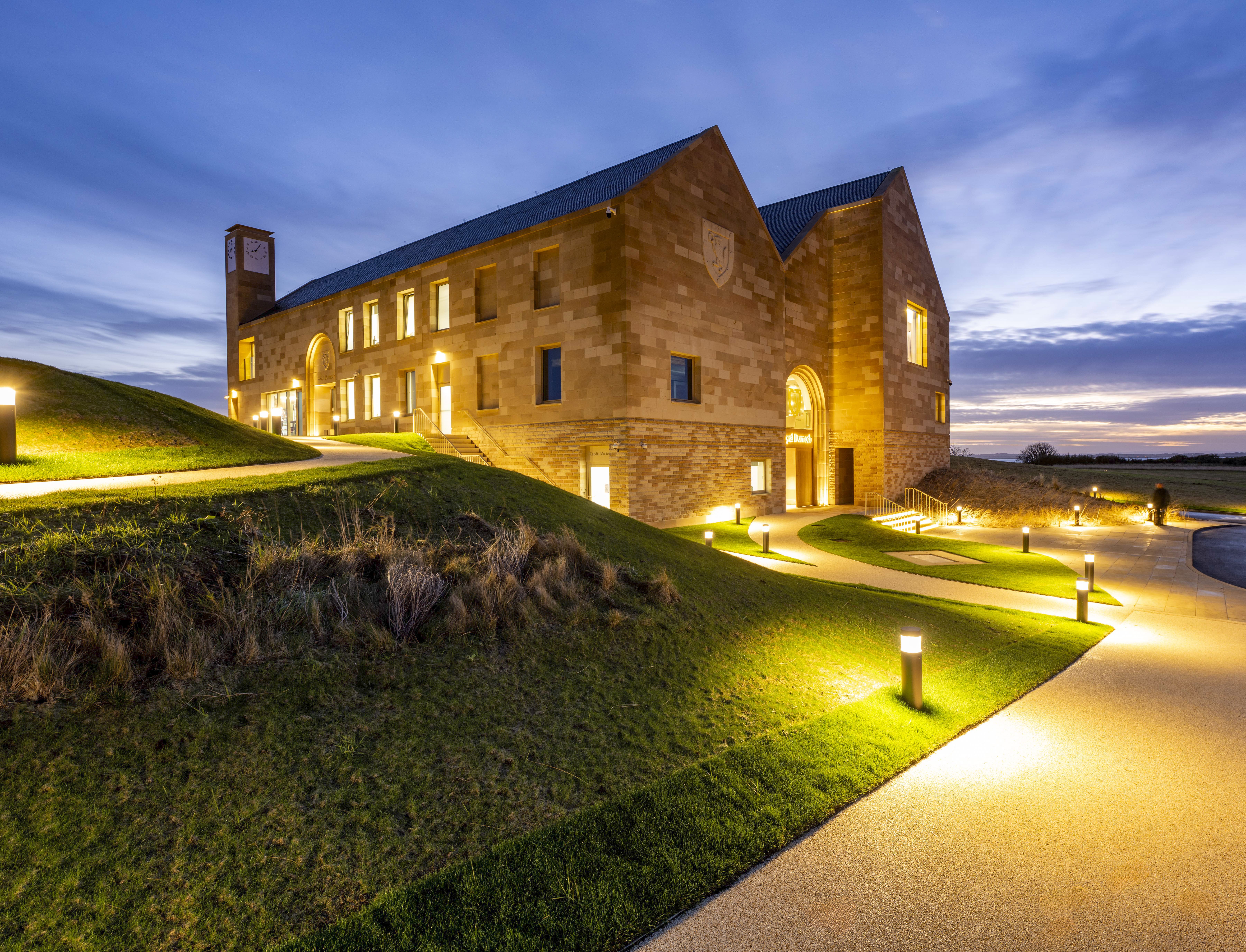 The new clubhouse at Royal Dornoch