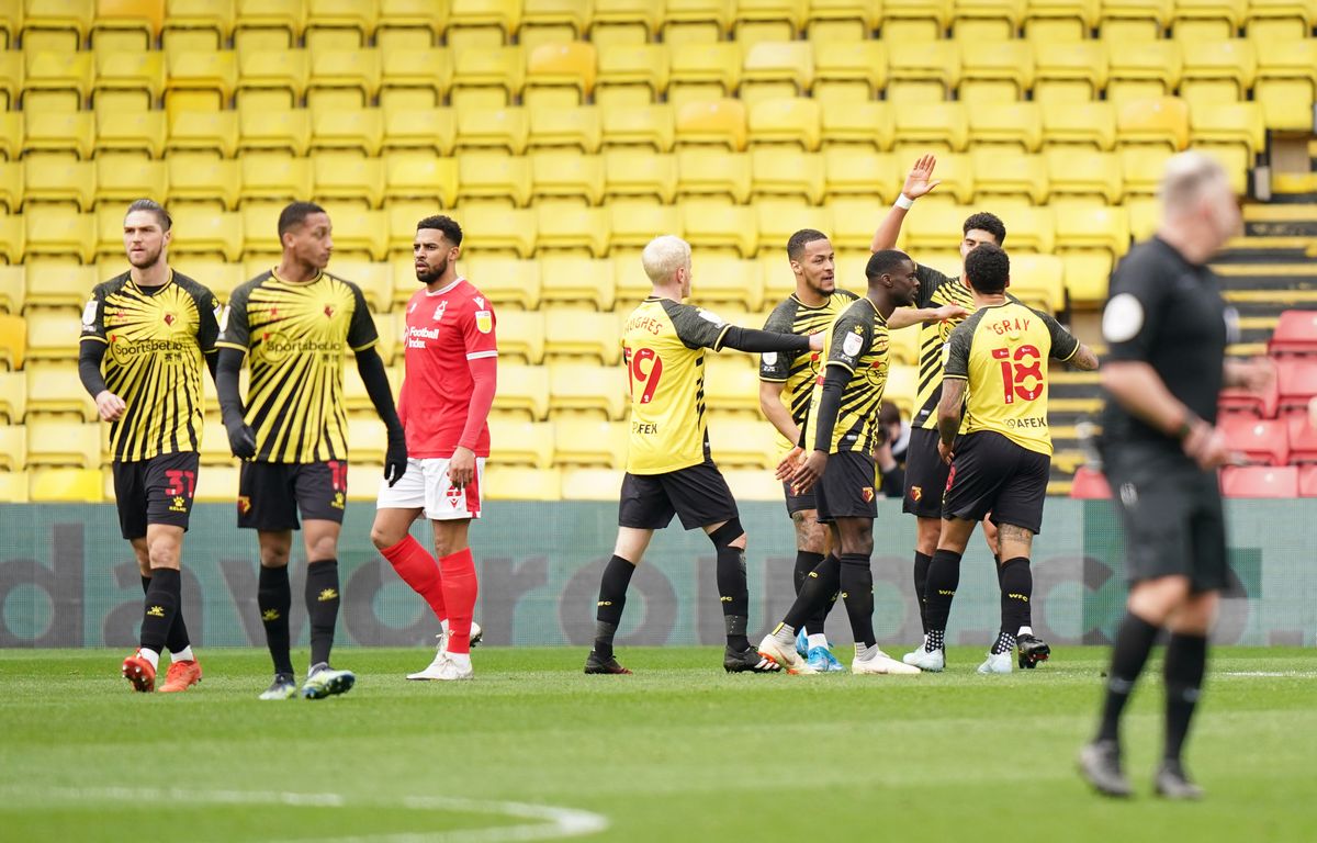 Watford v Nottingham Forest – Sky Bet Championship – Vicarage Road