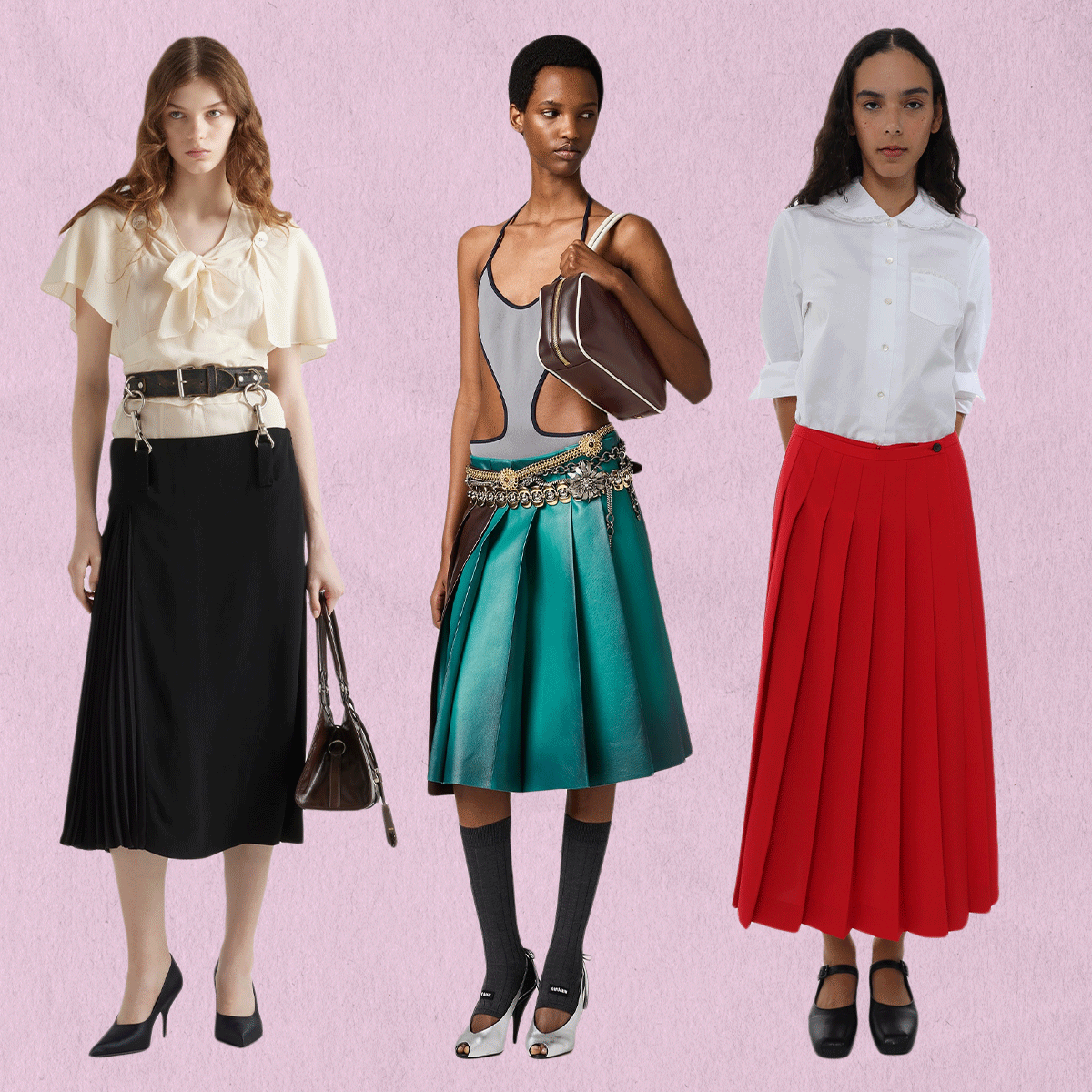 It Girls In Downtown New York Are Freakishly Obsessed With This Classic Skirt Style