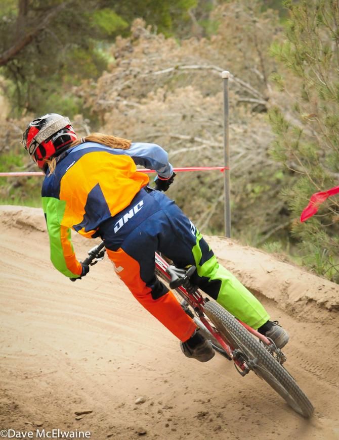 The dirt was a fine powder today