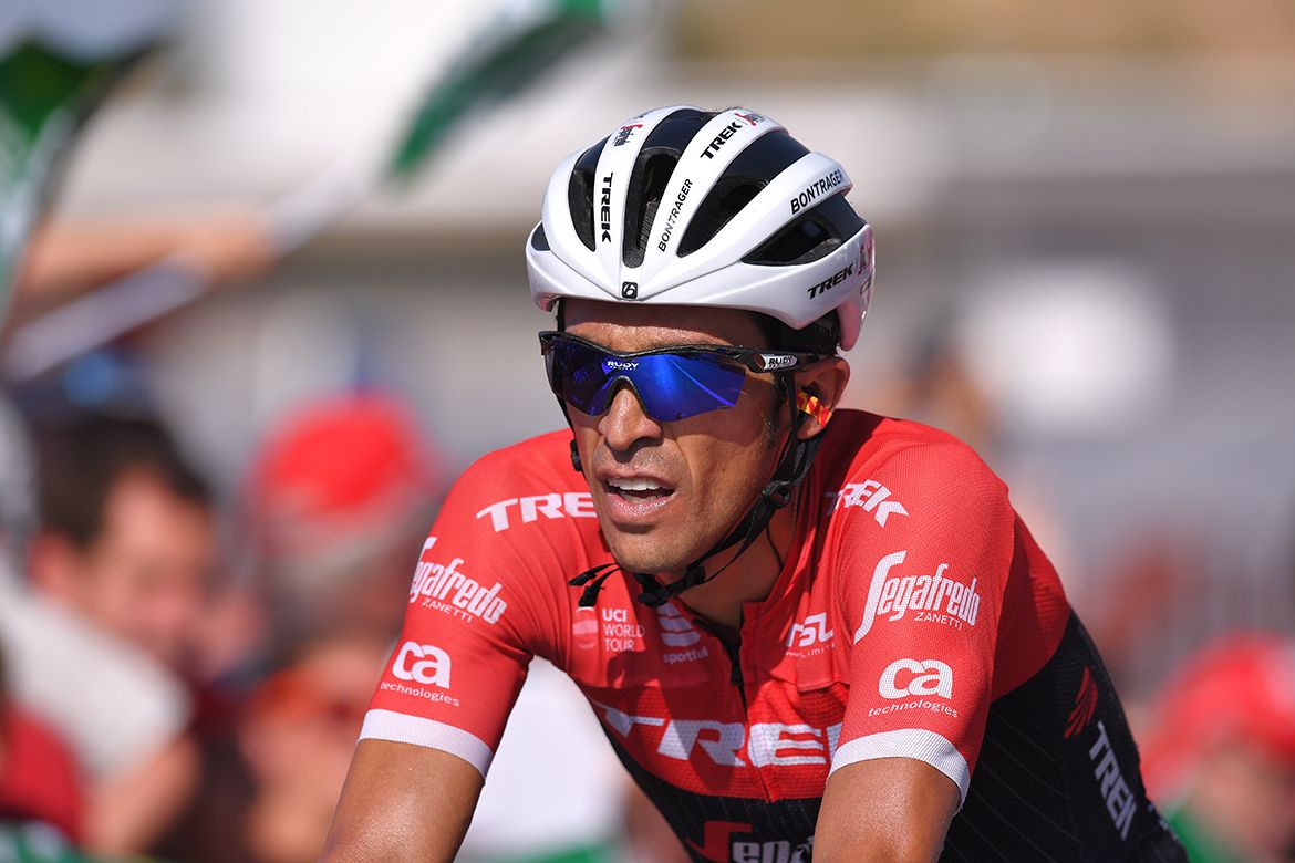 Alberto Contador (Trek-Segafredo) gained time on stage 12