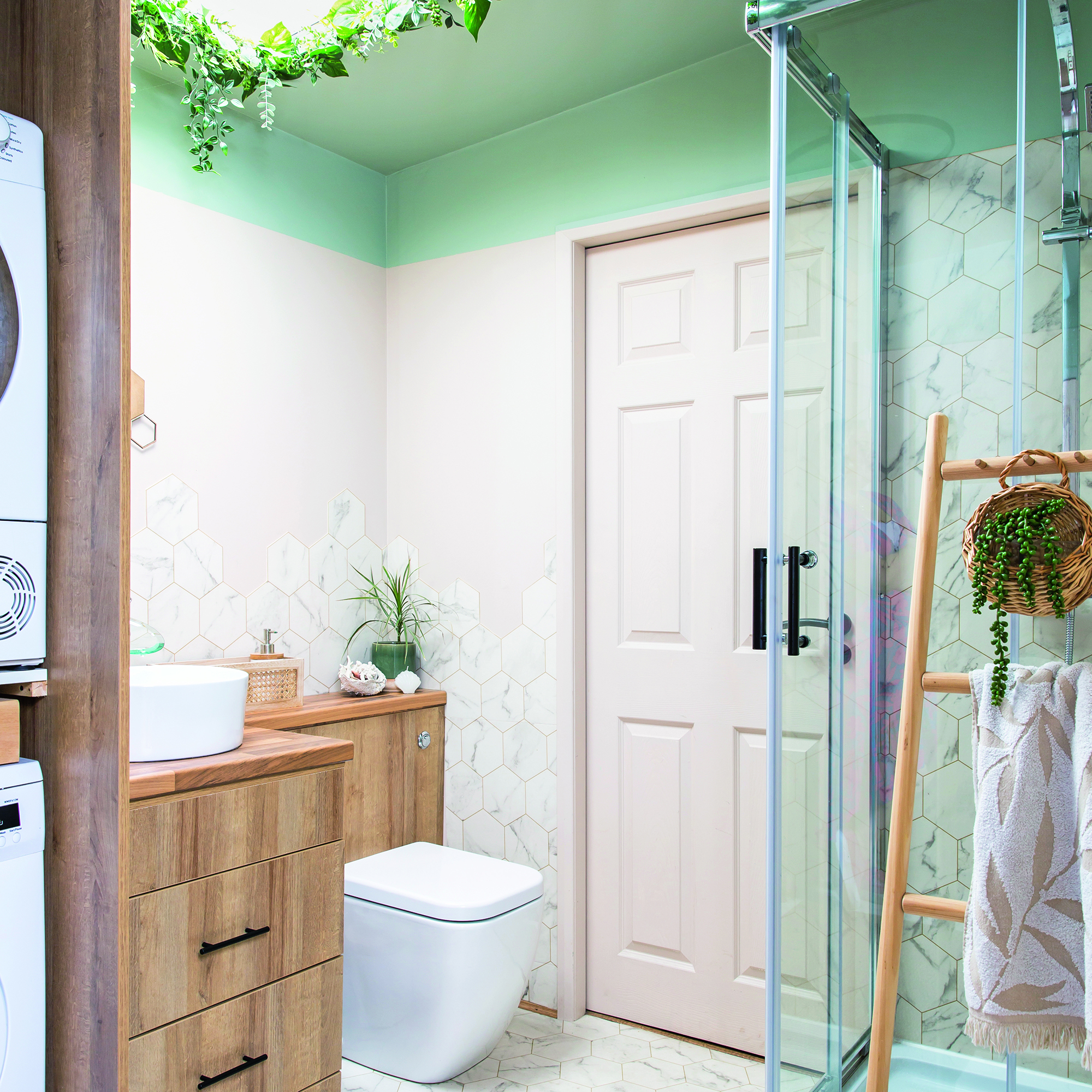 Bathroom colour capping