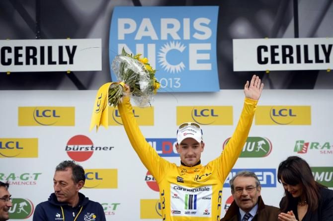 Elia Viviani (Cannondale Pro Cycling) is the new general classification leader at Paris-Nice.