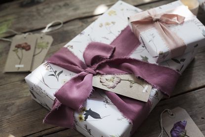 luxury Christmas wrapping paper