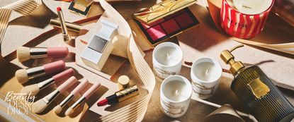 Best new beauty products November 2024, including Westman Atelier brushes, Maison Francis Kurkdjian candles, Tom Ford Soleil Neige perfume, Trudon hand soap, a Neom Christmas candle and the Nars 24 Karat Collection.