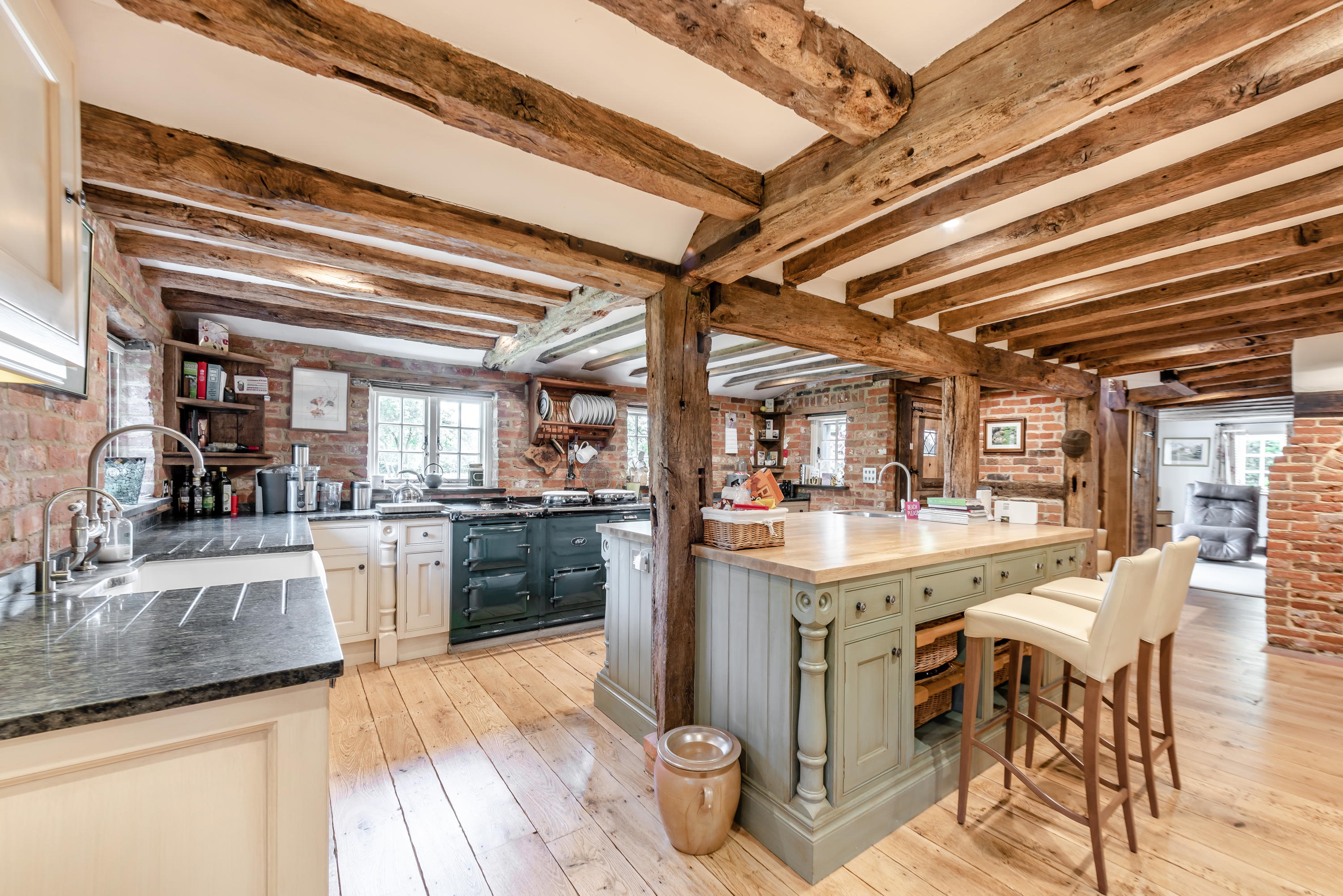 Chestnut Cottage in Sutton Park near Guildford.