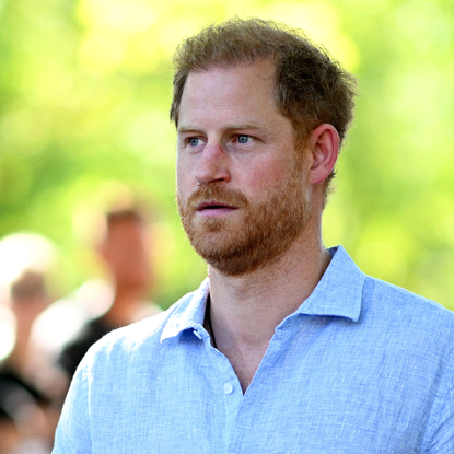 Prince Harry, Duke of Sussex looks on during day six of the Invictus Games Düsseldorf 2023 on September 15, 2023 in Duesseldorf, Germany.