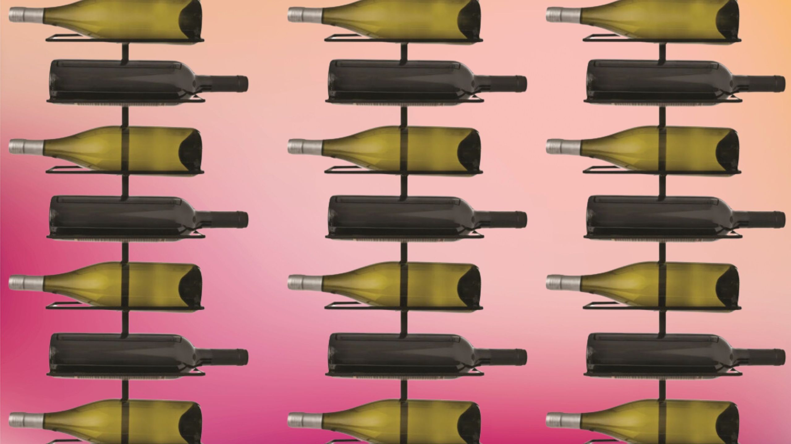 This Viral $48 Floating Wine Rack is Absolutely Genius | Livingetc