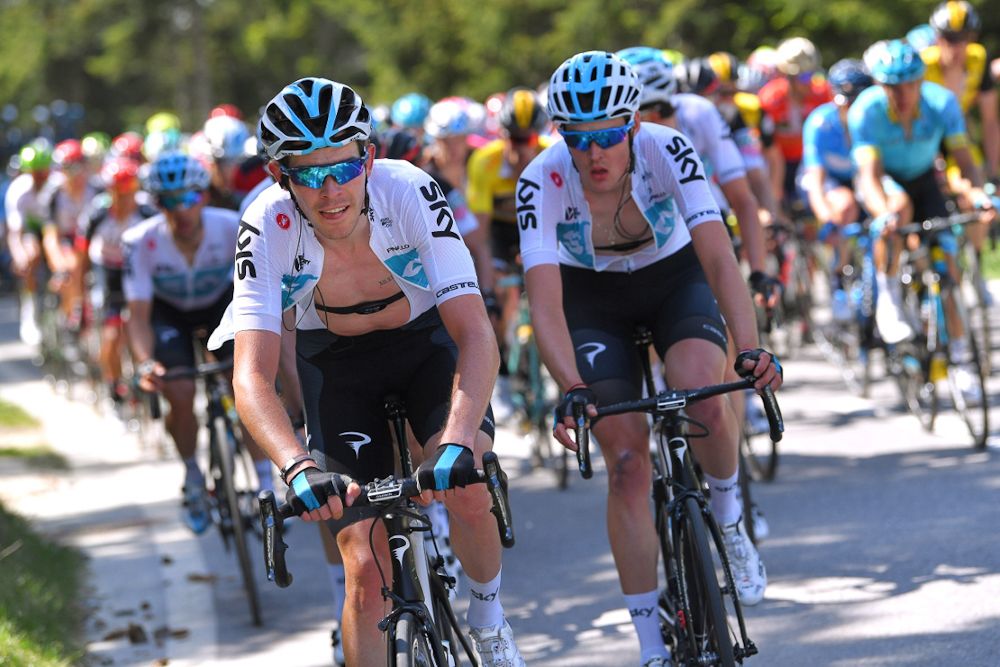Team Sky set a hard past for Bernal on the final climb