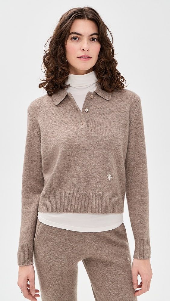 Sporty & Rich Src Cashmere Polo