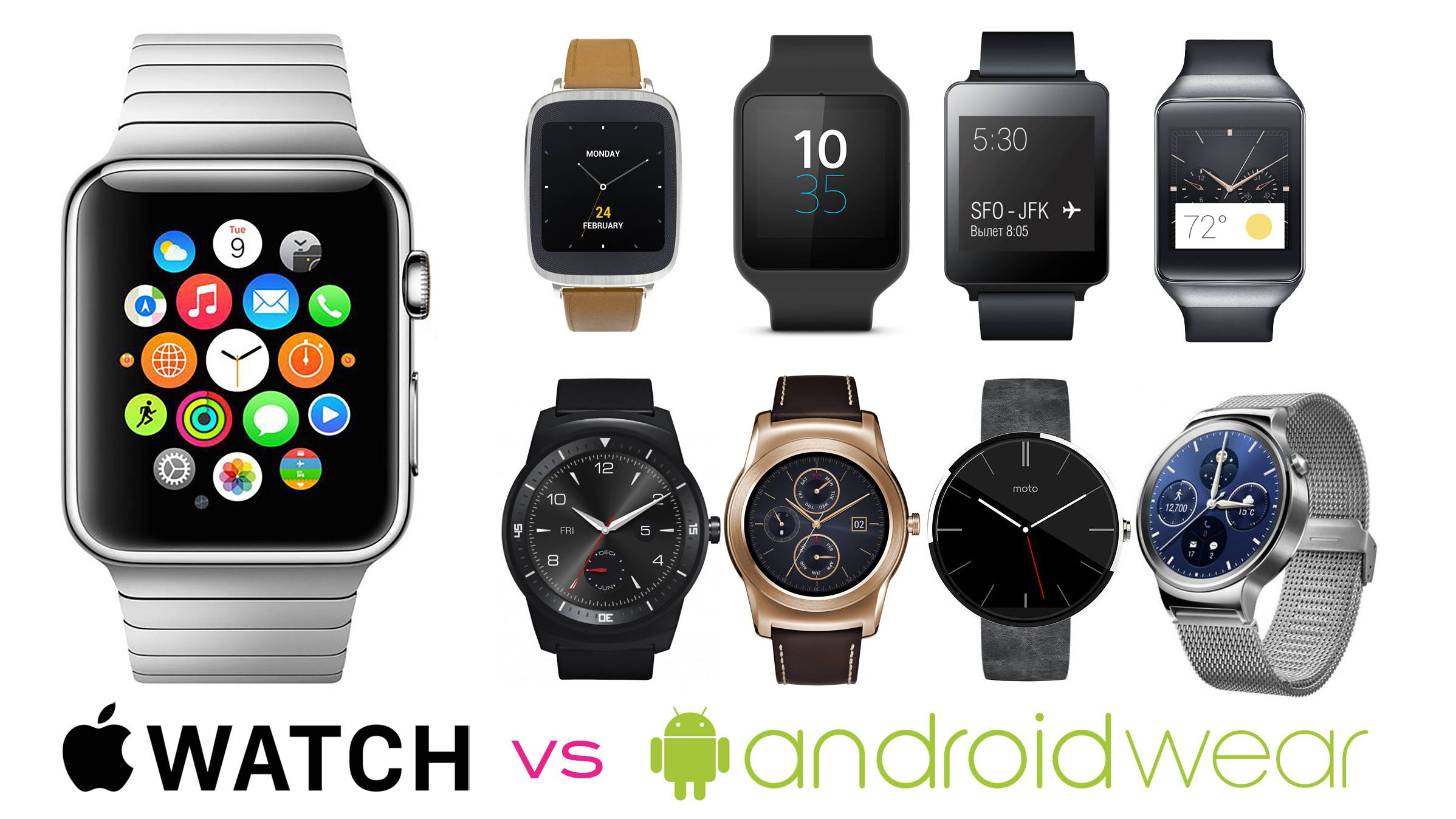 Apple Watch vs Android Wear which smartwatch is best TechRadar