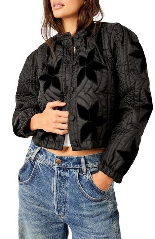 Quinn Quilted Crop Jacket