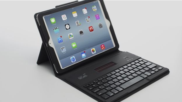 GCell Solar Powered Keyboard Folio