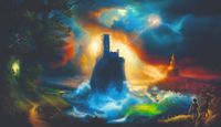Digital art book cover by Bente Schlick 