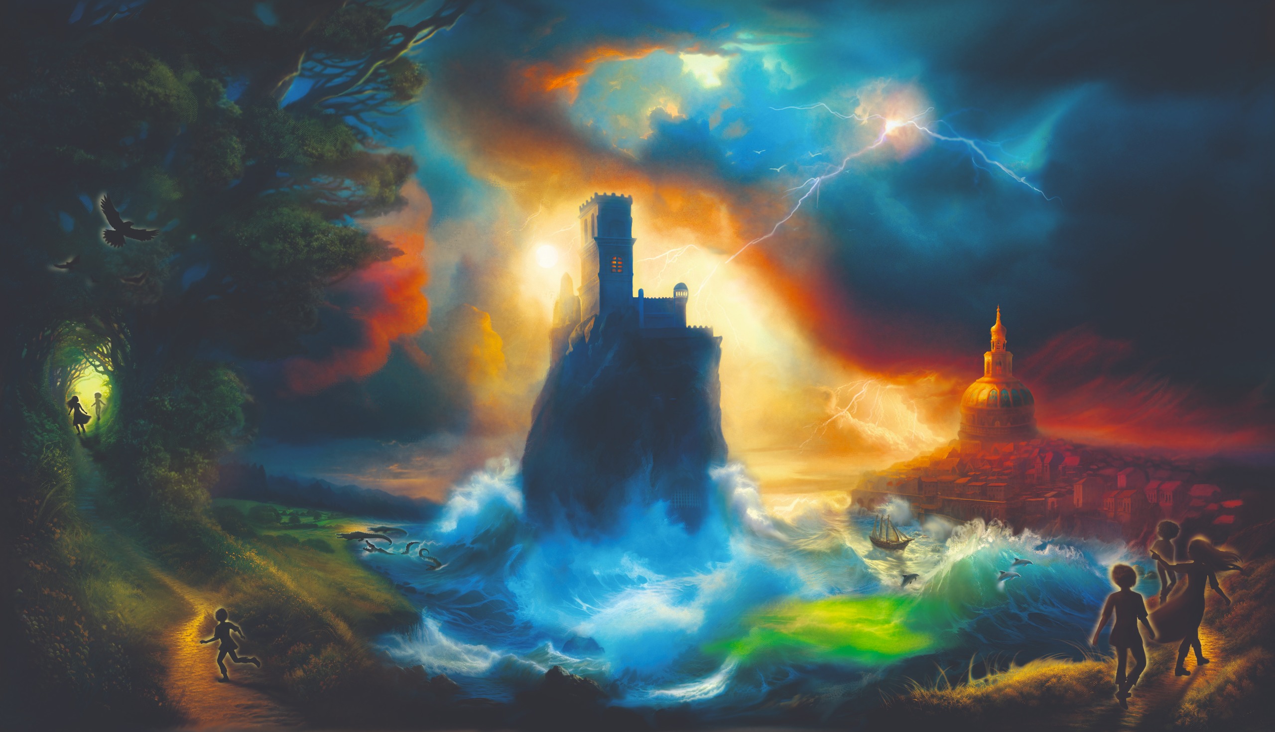 Digital art book cover by Bente Schlick 