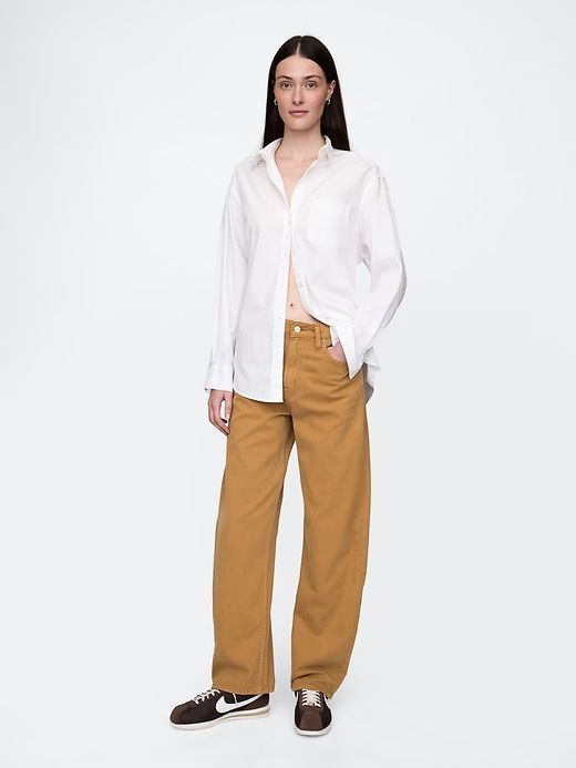 High Rise Barrel Jeans