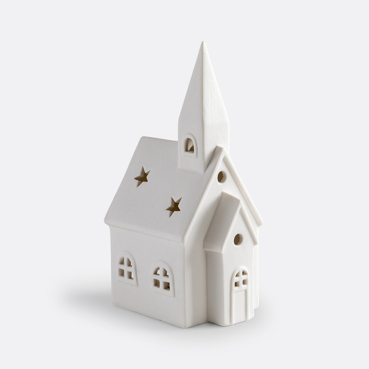 Caspar Ceramic Church Candle Holder