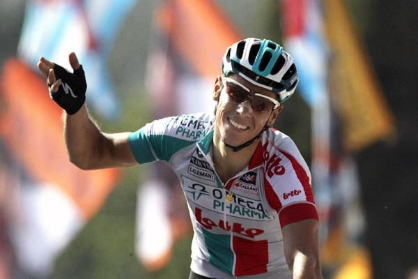 All in a day's work on the Mur de Huy for winner Philippe Gilbert.