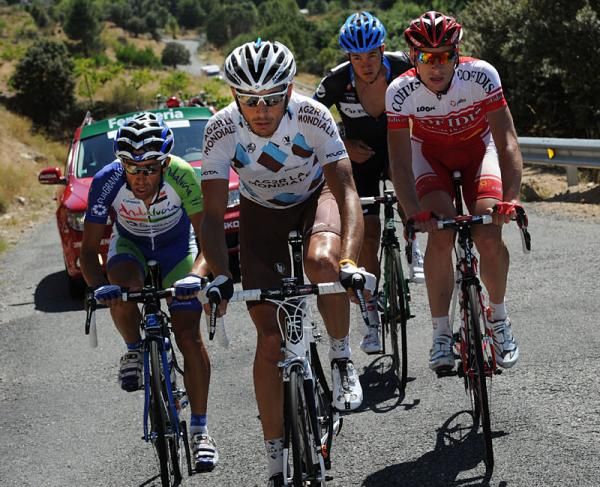 Adrian Palomares, Matteo Montaguti, Heinrich Haussler and Julien Fouchard made the stage 8 breakaway