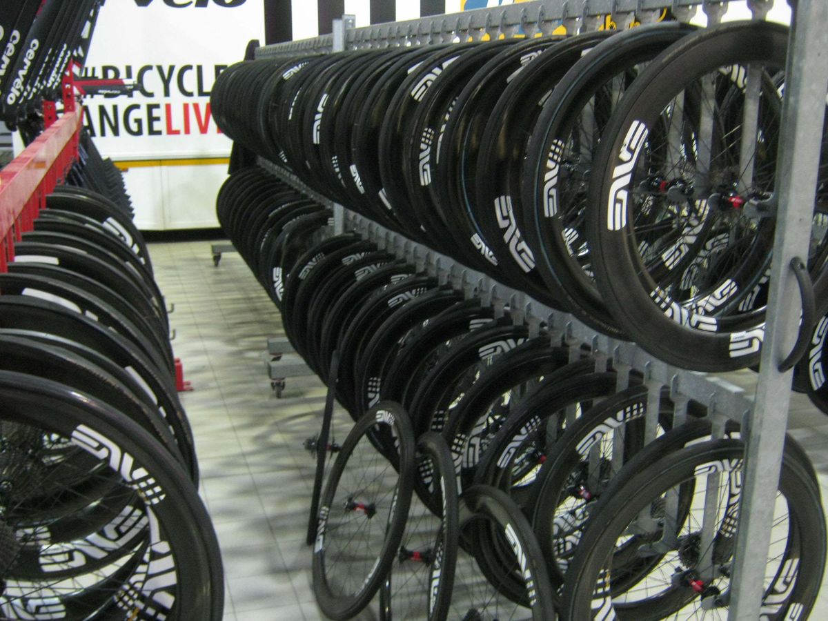 MTN-Qhubeka can chose between every depth of Enve carbon wheels