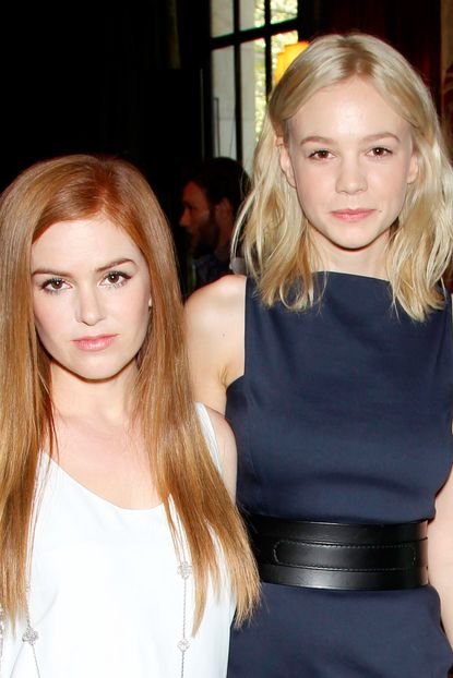 Carey Mulligan and Isla Fisher attend Great Gatsby luncheon