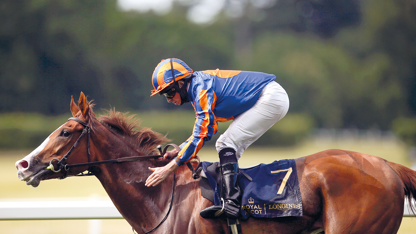 King George VI and Queen Elizabeth Stakes betting Love ridden by jockey Ryan Moore on their way to winning the Prince Of Wales's Stakes during day two of Royal Ascot at Ascot Racecourse. Picture date: Wednesday June 16, 2021.