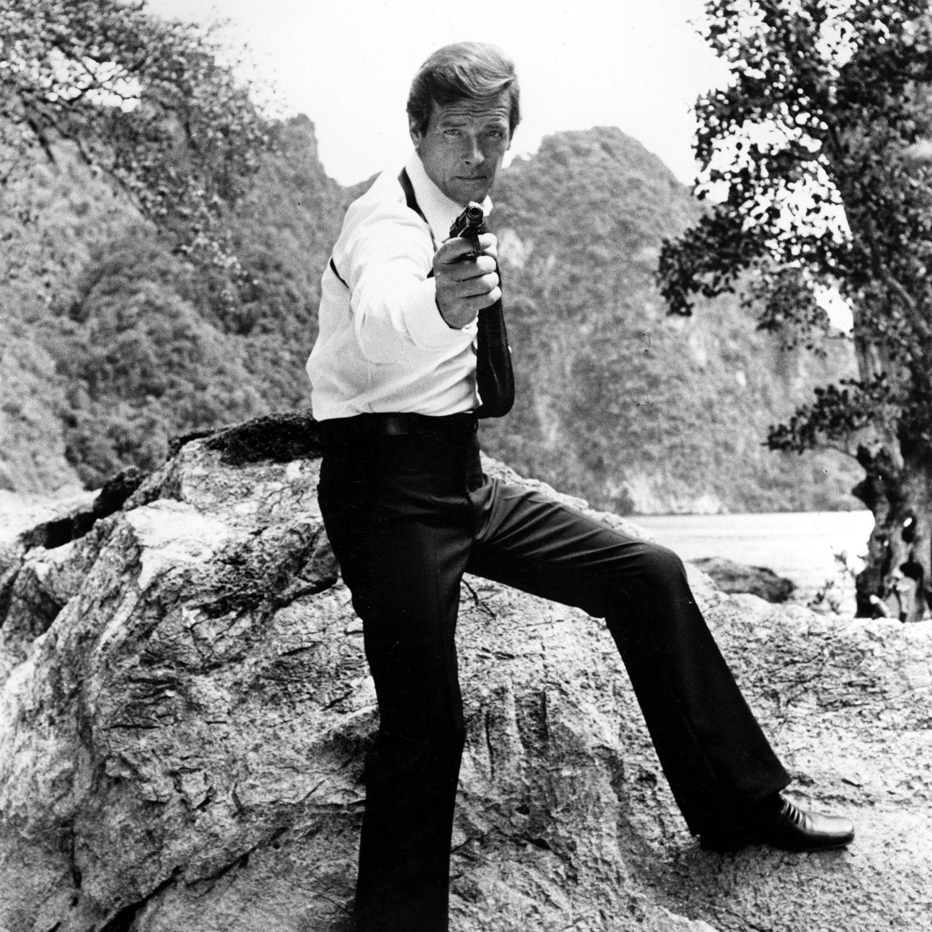 Roger Moore was actually three years older than Sean Connery, the man who preceded him as 007.