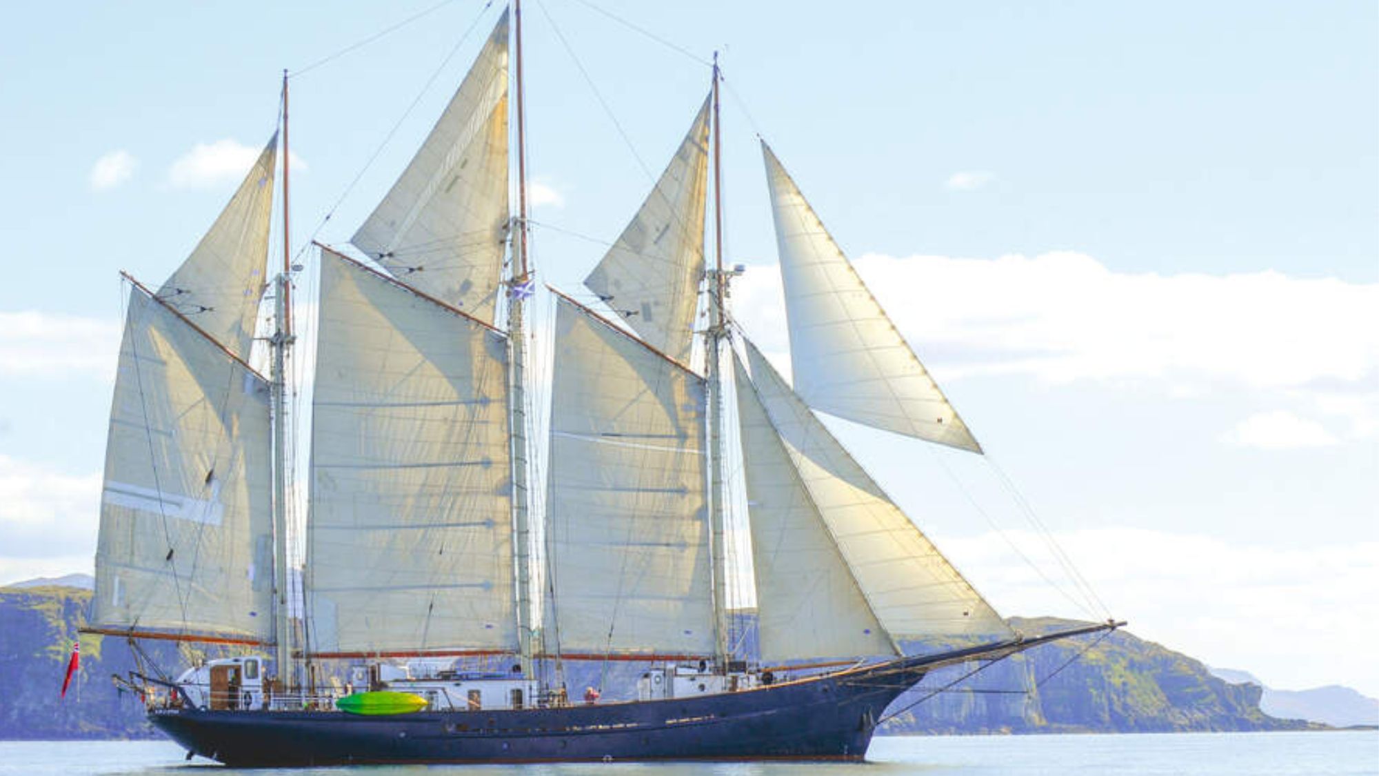 Blue Clipper ship