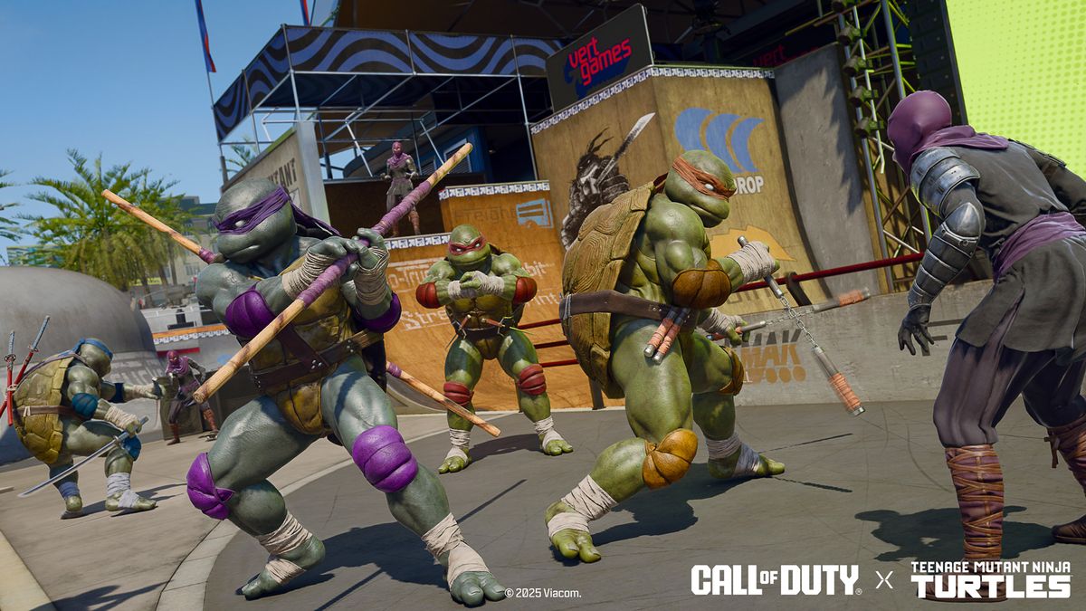 Call of Duty: Black Ops 6 and Warzone Season 2 Reloaded content featuring a crossover event with Teenage Mutant Ninja Turtles.