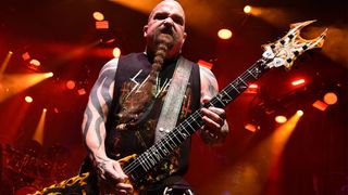 Kerry King, onstage with Slayer in 2017