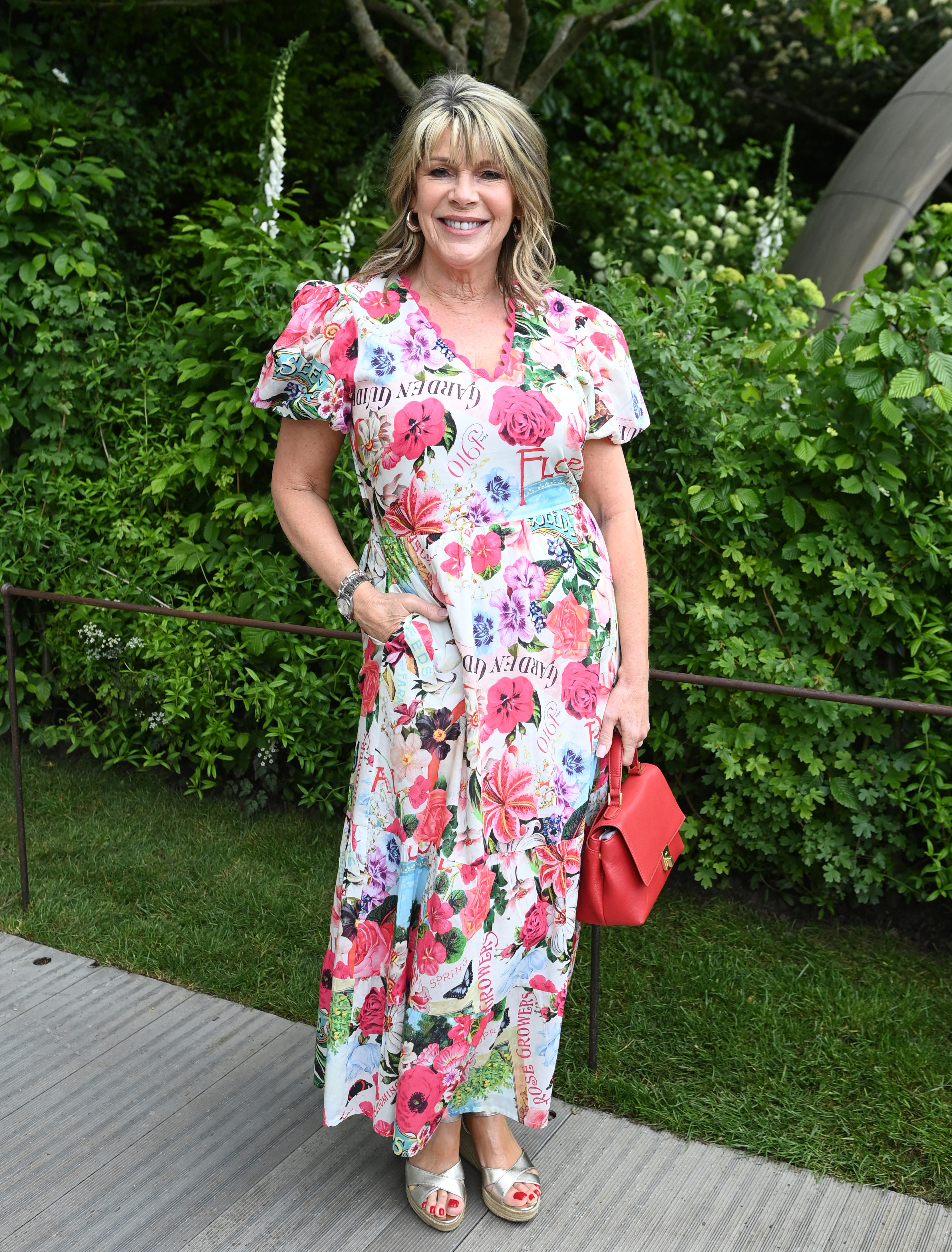 Ruth Langsford at the RHS Chelsea Flower Show 2026 at The Royal Hospital Chelsea on May 18 in London, England.