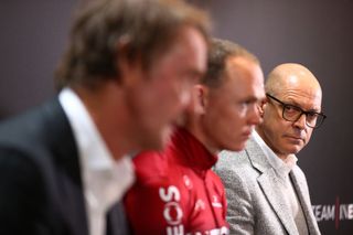 Jim Ratcliffe, Chris Froome and Dave Brailsford