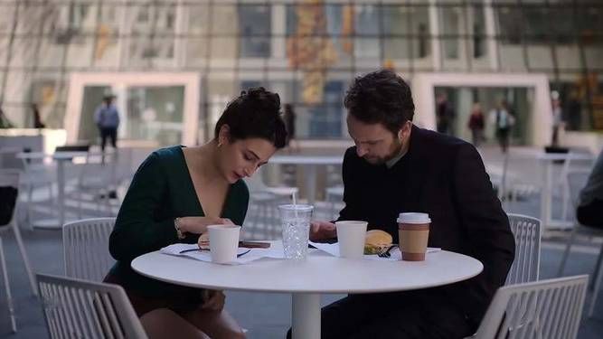 Charlie Day &amp; Jenny Slate in I Want You Back.