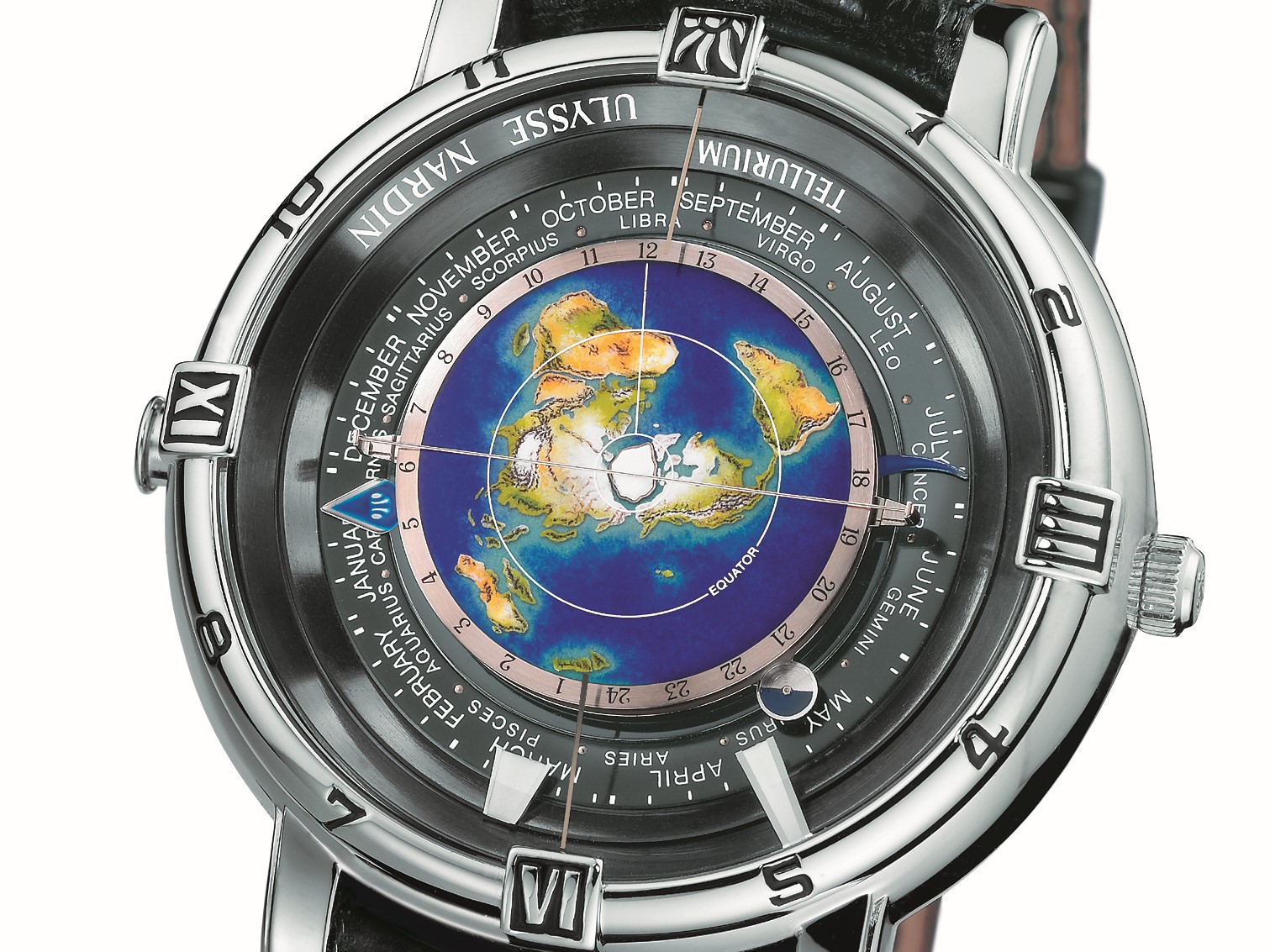A Ulysse Nardin Tellurium watch design from the 1980s