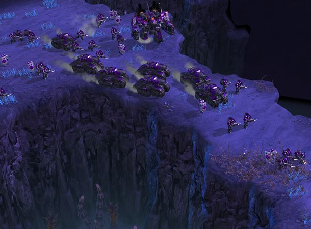 StarCraft 2 tanks
