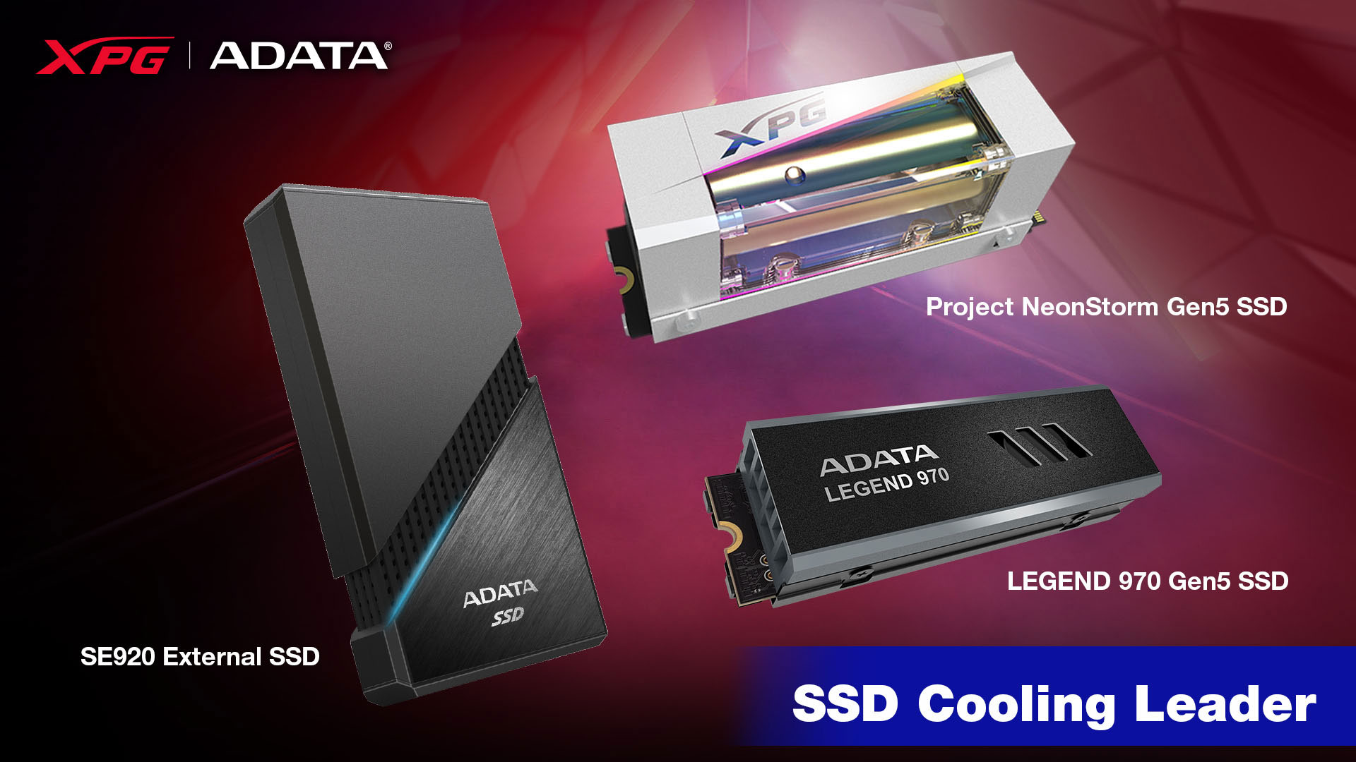 Adata PCIe Gen5 SSDs
