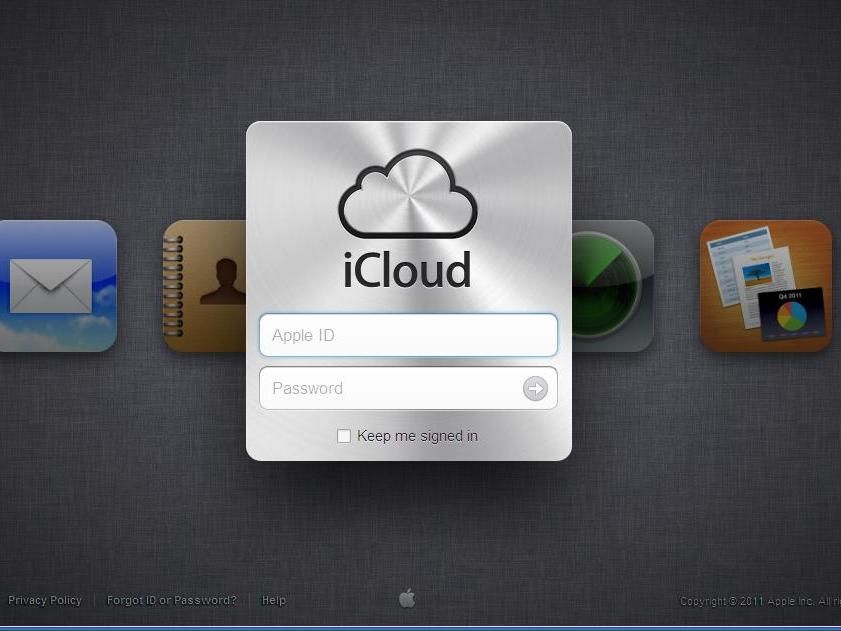 Сайт icloud