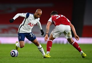 Lucas Moura (left) felt Tottenham were guilty of a slow start to the north London derby.