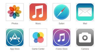 iOS 7 app icons