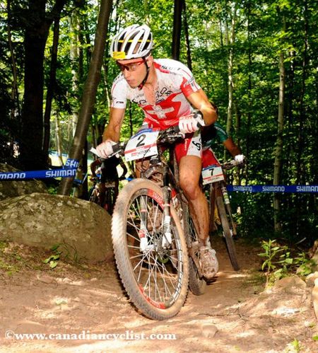 Nino Schurter in action.