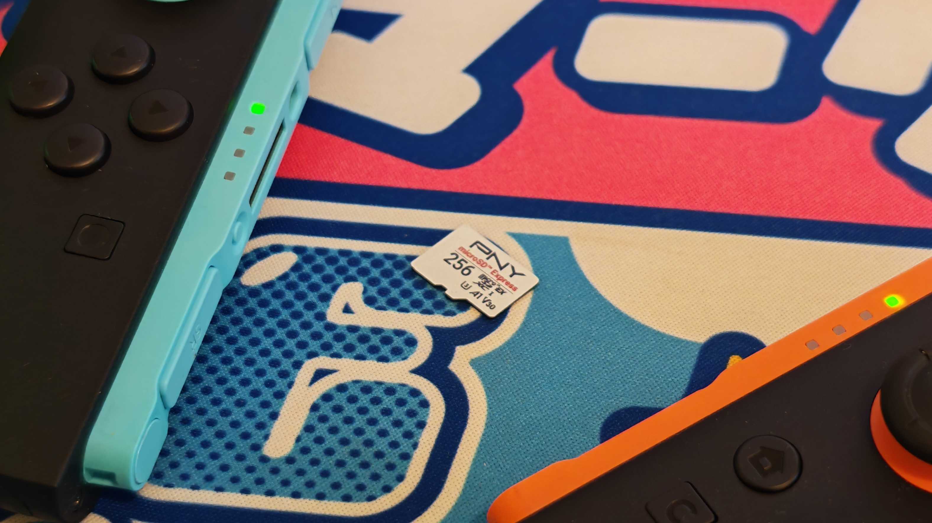 A microSD Express card for Nintendo Switch 2.