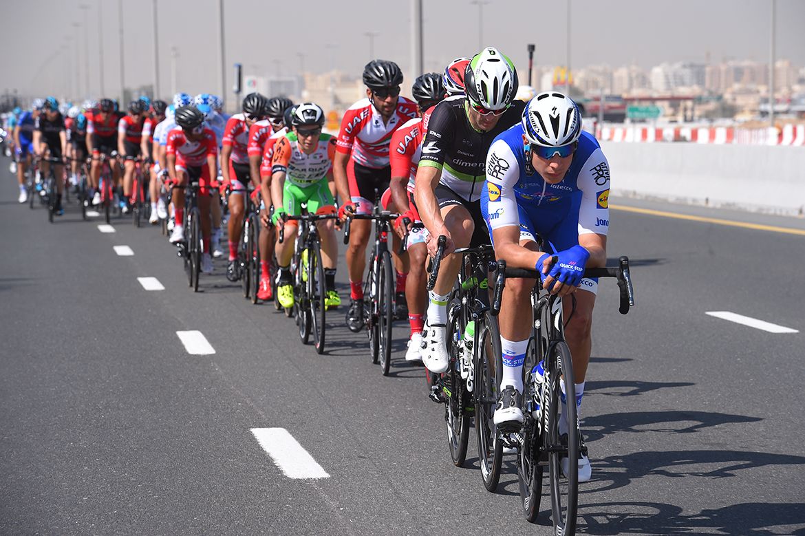 Quick-Step Floors control the front of the bunch