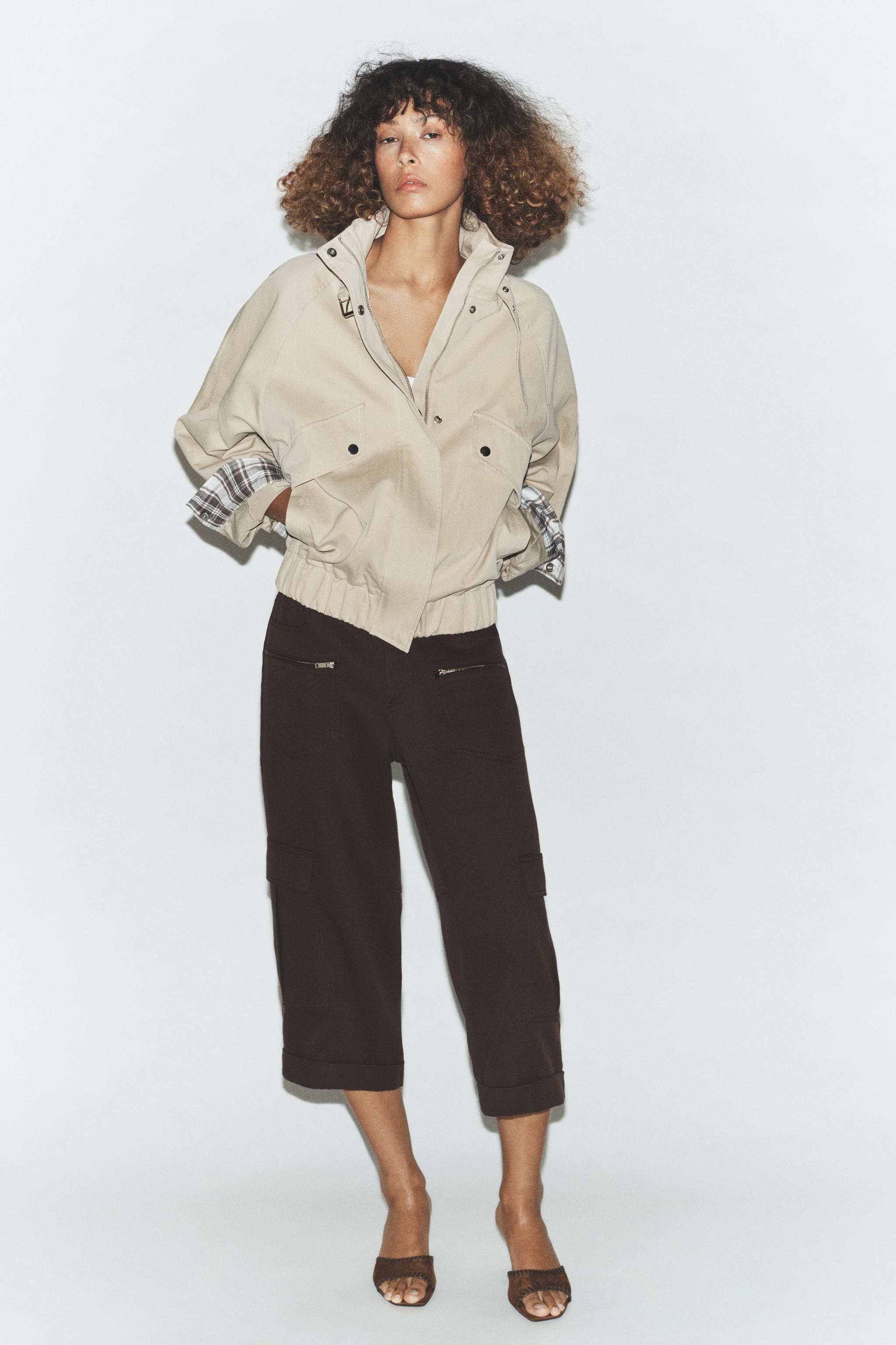 Oversize High Neck Bomber Jacket