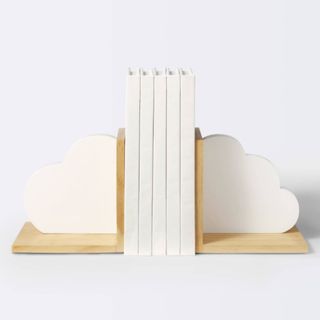 Cloud shaped bookends