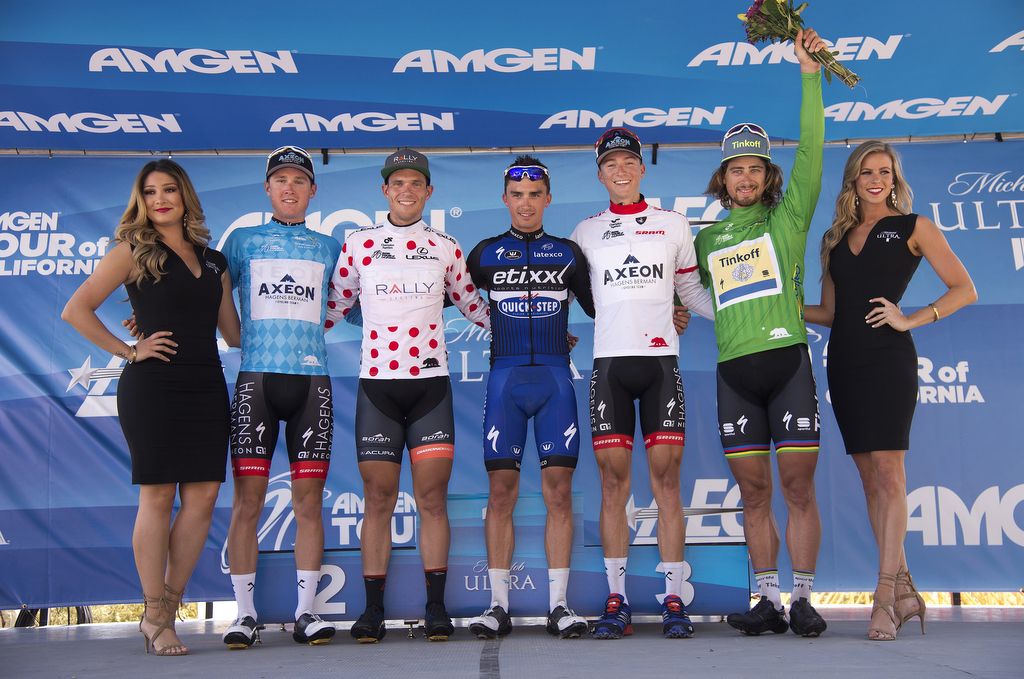 The classification leaders after stage 3
