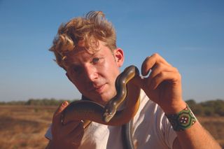 Jack Randall with a python