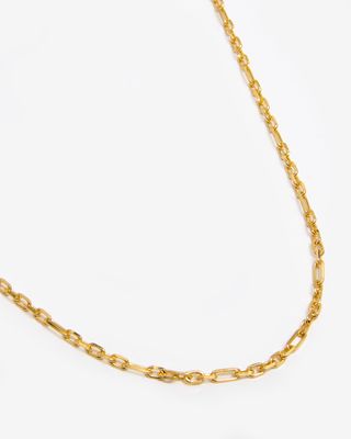 Gold Mixed Chain Necklace