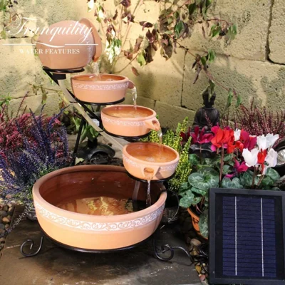 Teracotta Traditional Solar Water Feature